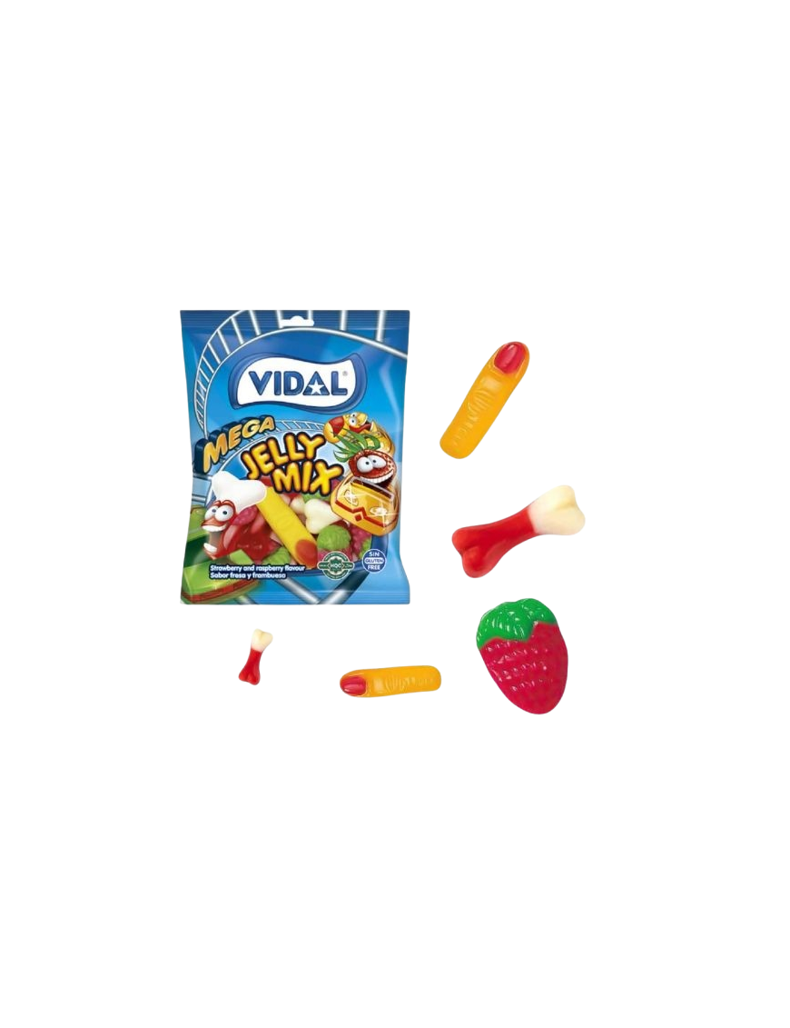 GOMINOLAS VIDAL MEGA JELLY MIX S/GLUT B/90GR