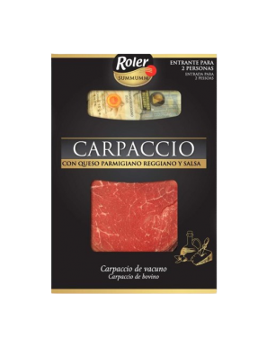 ROLER FRESCO CARPACCIO VACUNO+QUESO+SALSA B/110GR