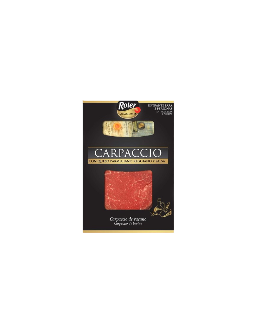 ROLER FRESCO CARPACCIO VACUNO+QUESO+SALSA B/110GR