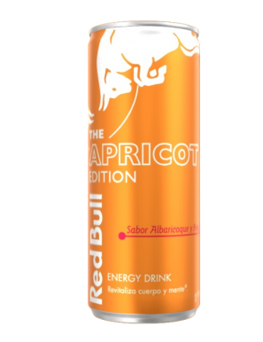 BEBIDA ENERGETICA RED BULL APRICOT (NARANJA) 25CL.