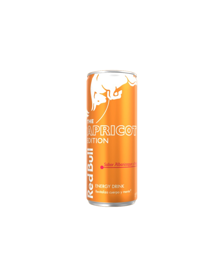 BEBIDA ENERGETICA RED BULL APRICOT (NARANJA) 25CL.
