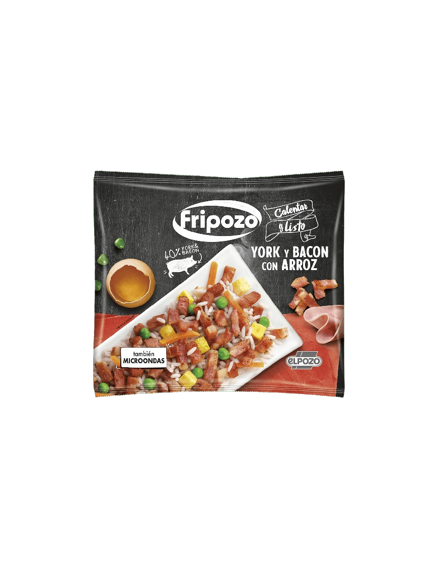 FRIPOZO YORK-BACON-ARROZ C/7160 B/400 GR
