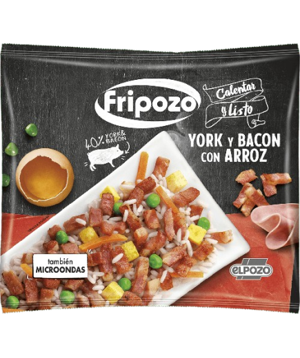 FRIPOZO YORK-BACON-ARROZ C/7160 B/400 GR