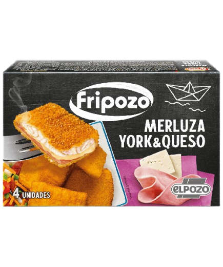 MERLUZA YORK/QUESO FRIPOZO C/.3616 EST/300.GR
