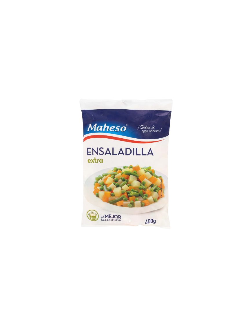 ENSALADILLA RUSA  CONG. MAHESO EXTRA BOLSA 400GR