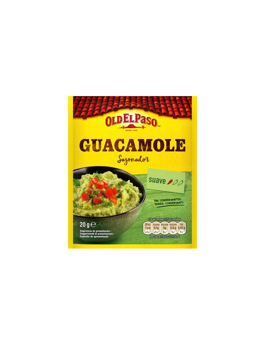 SAZONADOR GUACAMOLE OLD EL PASO S/20 GR