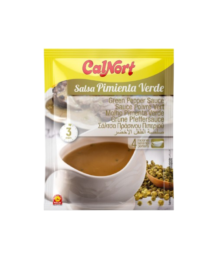 SALSA PIMIENTA VERDE CALNORT SOBRE 50GR