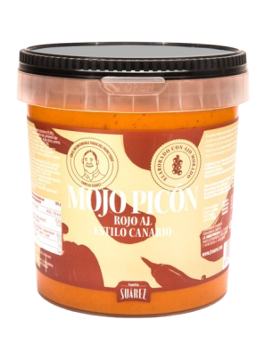 SALSA MOJO PICON ROJO CANARIO JR CUBO 850 GR