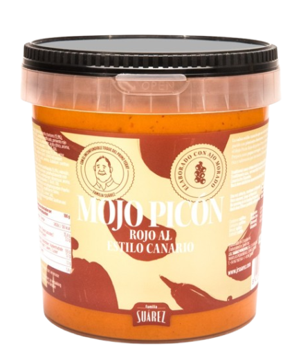 SALSA MOJO PICON ROJO CANARIO JR CUBO 850 GR