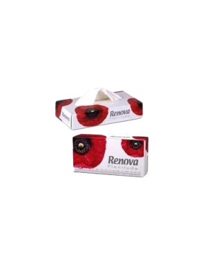 PAÑUELOS PAPEL RENOVA FACIAL 2 CAPAS C/80 UD