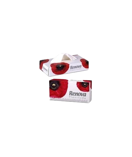 PAÑUELOS PAPEL RENOVA FACIAL 2 CAPAS C/80 UD