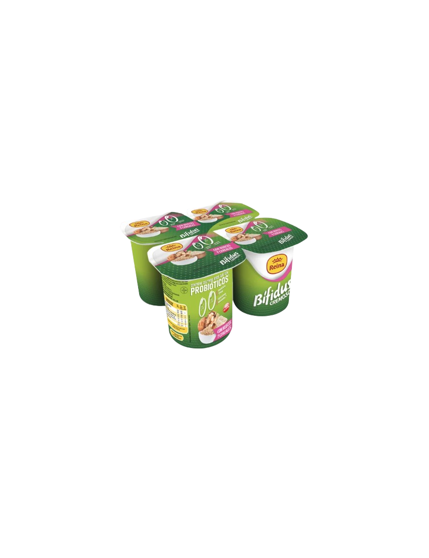 POSTRES REINA BIFIDUS CREM.NUECES/CEREAL 0% 0% P/4
