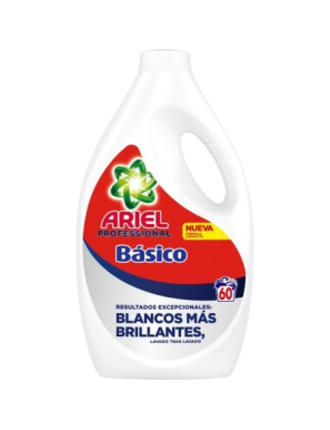 DETERGENTE ARIEL LIQUIDO BASICO 60 LAV. 3,000 L