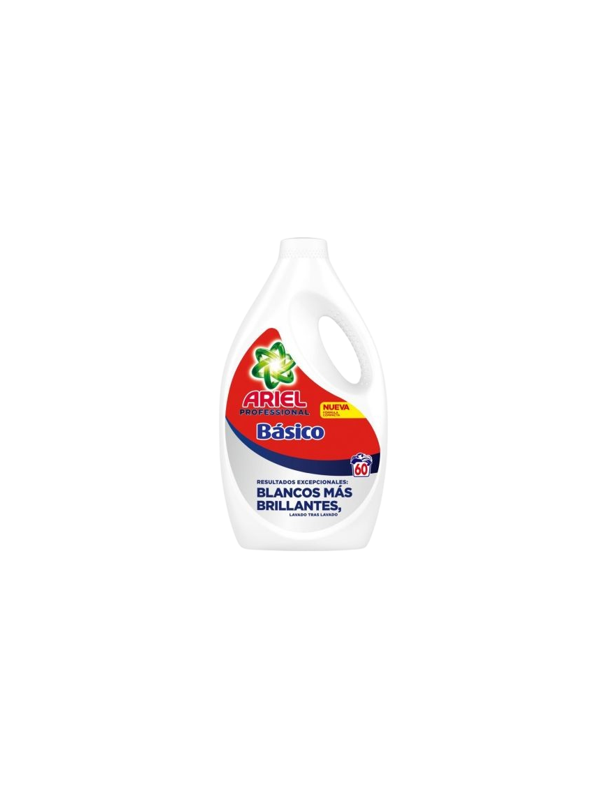 DETERGENTE ARIEL LIQUIDO BASICO 60 LAV. 3,000 L