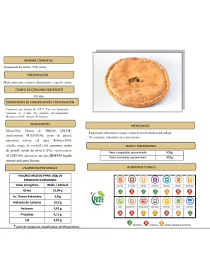 EMPANADA CAMPELOS CARNE 500 KG