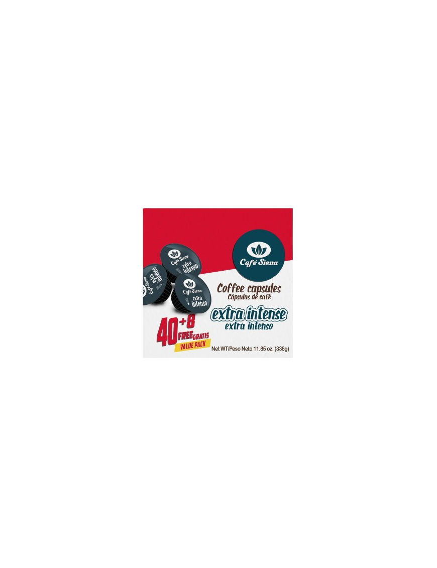 CAFE SIENA EXTRA INTENSO COMPA DOLCE GUSTO E/48CPS