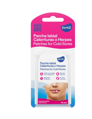 PARCHES LABIAL SENTI2 HERPES-CALENTURAS P/16 UD