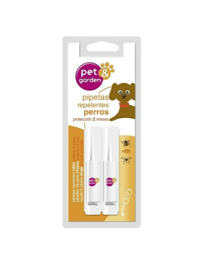 PIPETAS REPELENTES PERRO PET&GARDEN P/2 UD