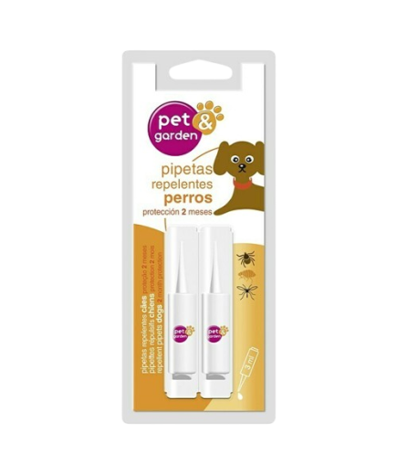 PIPETAS REPELENTES PERRO PET&GARDEN P/2 UD