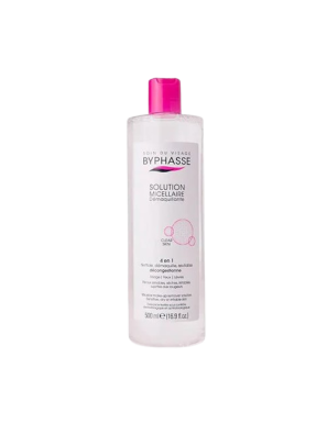 AGUA MICELAR BYPHASSE PIEL SENS 4 EN1 B/500 ML