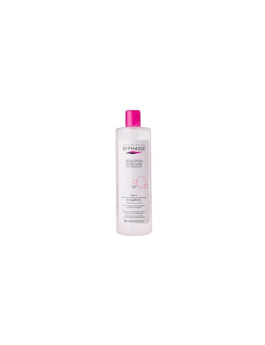 AGUA MICELAR BYPHASSE PIEL SENS 4 EN1 B/500 ML