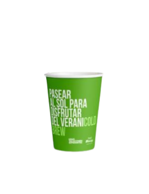 VASO  N/RET MOCAY  PAPEL 280ML.MANGA 45.UD.