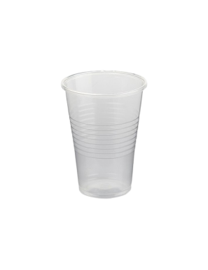 VASO PLASTICO TRANSPARENTE 220 ML BOLSA/100UD