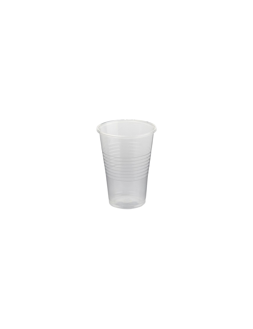 VASO PLASTICO TRANSPARENTE 220 ML BOLSA/100UD