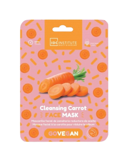 MASCARILLA FACIAL IDC ZANAHORIA PARA PIEL GRASA UD