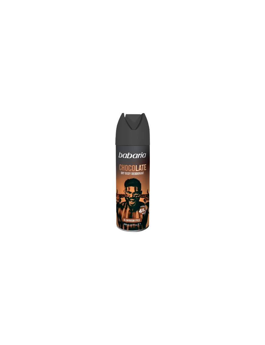 DESODORANTE BABARIA MEN CHOCOLATE SP/200 ML