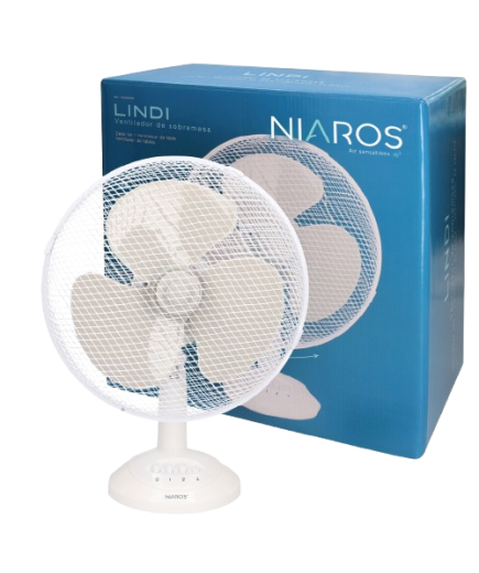 VENTILADOR MESA "GSC" 3 VELOCIDADES/2 POSICION 40W