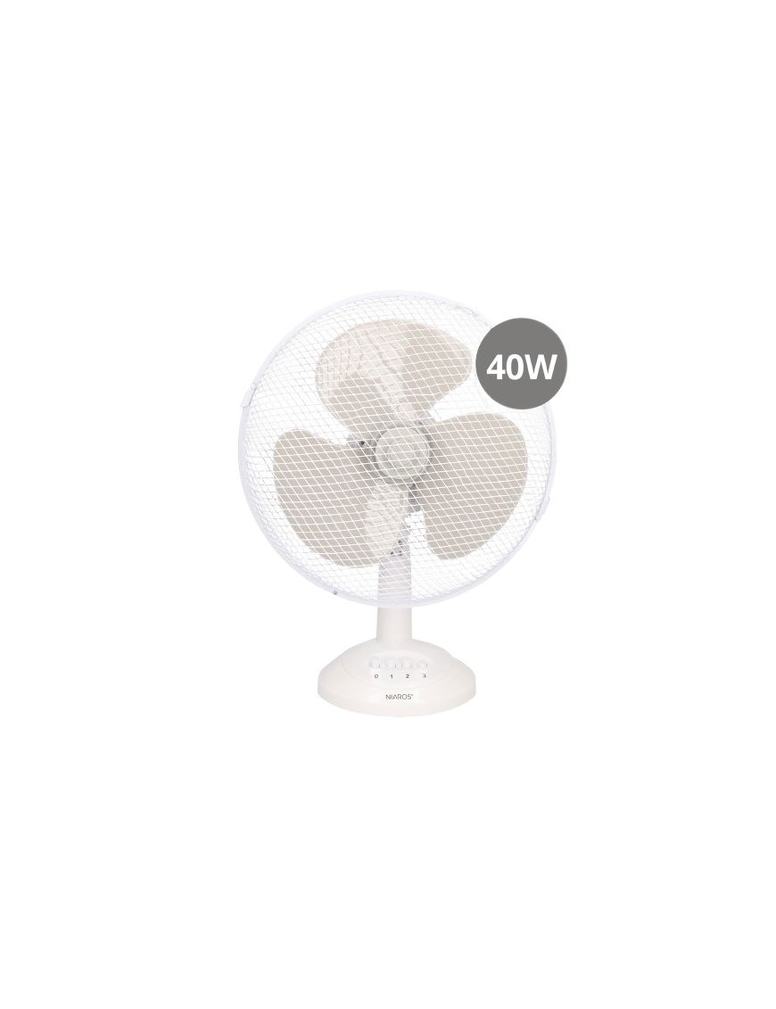 VENTILADOR MESA "GSC" 3 VELOCIDADES/2 POSICION 40W