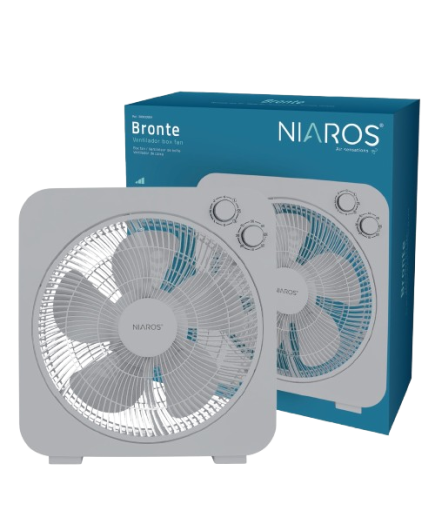 VENTILADOR BOX "GSC" 3 VELOC./2 POSIC./TEMPOR 50W