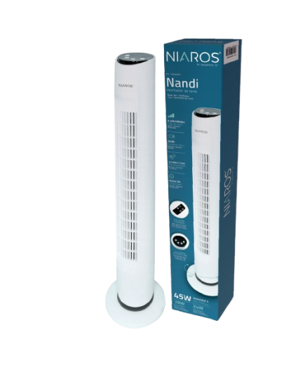 VENTILADOR TORRE "GSC"  C/MANDO 3 VELOCIDADES