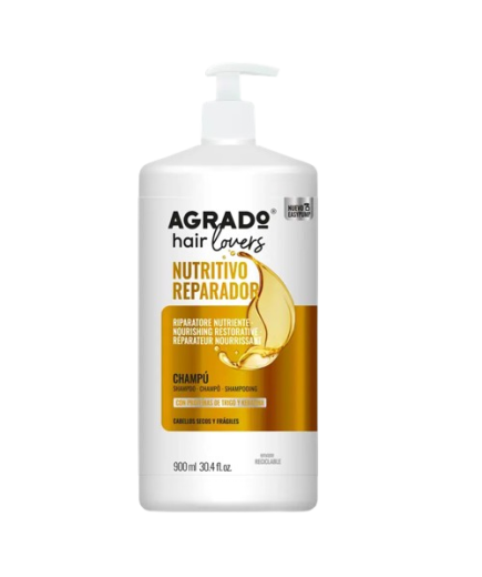 CHAMPU AGRADO NUTRITIVO REPARADOR DOSIF/900ML