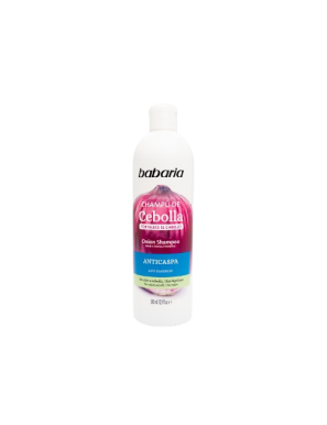 CHAMPU BABARIA CEBOLLA ANTICASPA BOTE 380 ML