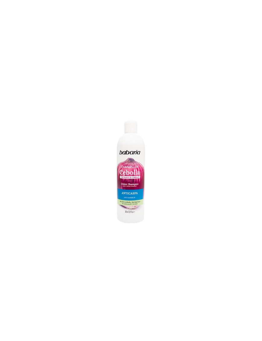 CHAMPU BABARIA CEBOLLA ANTICASPA BOTE 380 ML