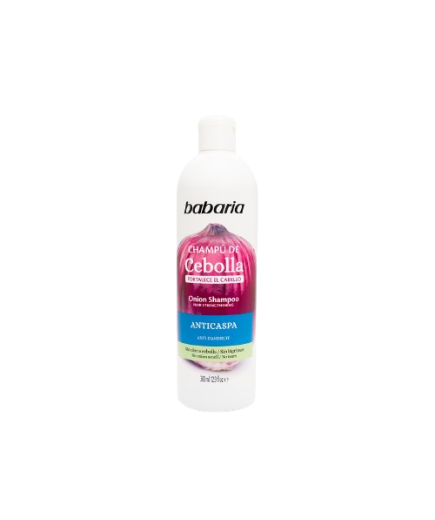CHAMPU BABARIA CEBOLLA ANTICASPA BOTE 380 ML