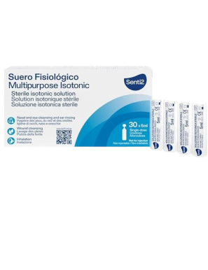 SUERO FISIOLOGICO SENTI2 MONODOSIS 5ML P/30 UD