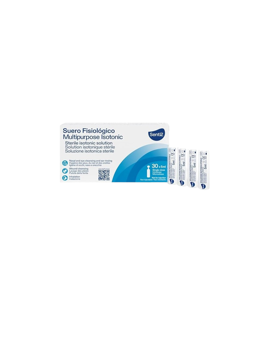 SUERO FISIOLOGICO SENTI2 MONODOSIS 5ML P/30 UD