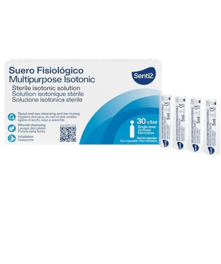 SUERO FISIOLOGICO SENTI2 MONODOSIS 5ML P/30 UD