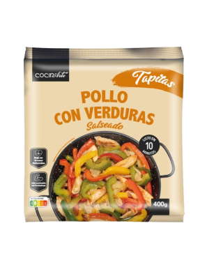 COCINARTE POLLO CON VERDURAS SALSEADO B/400 GR