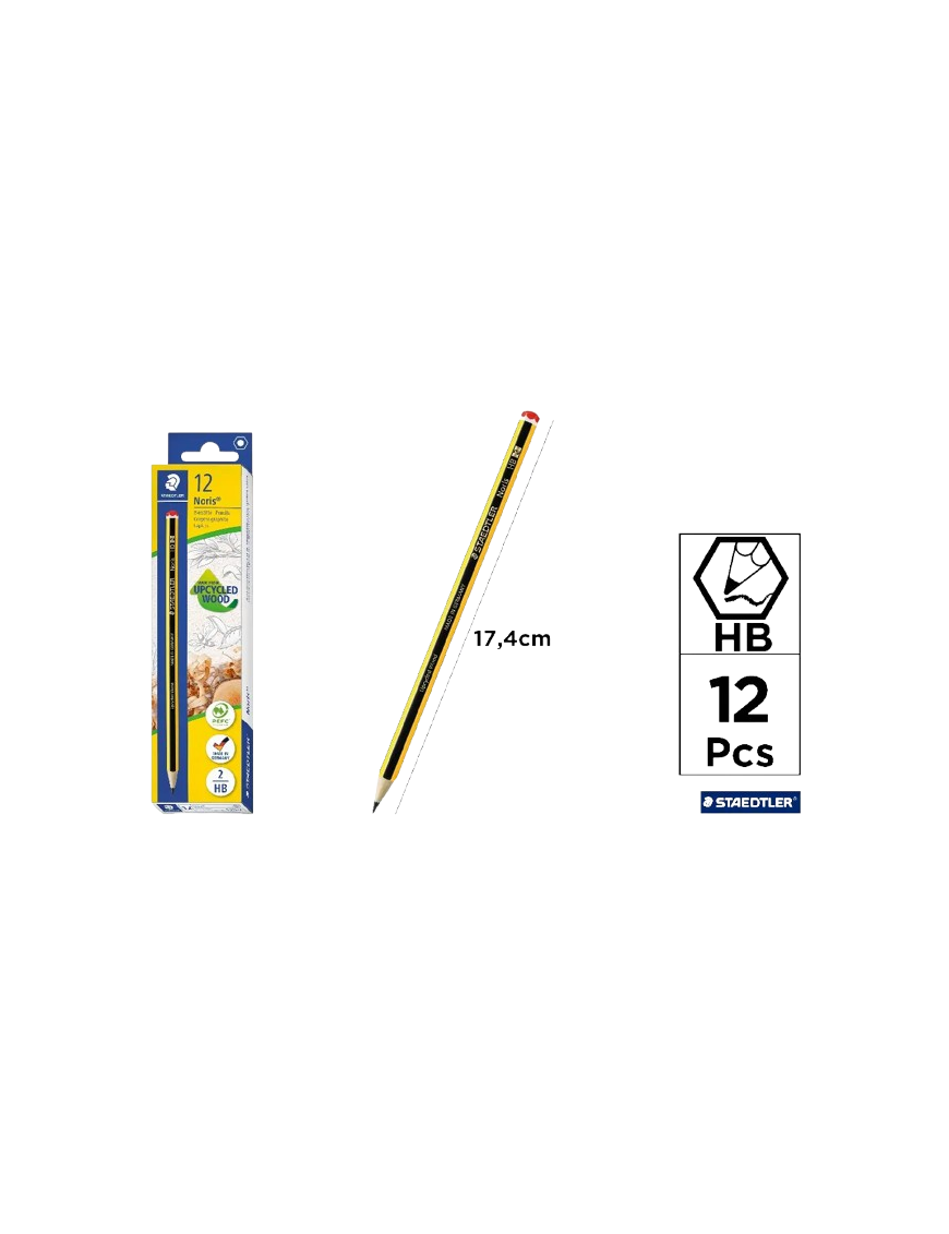 PP LAPIZ STAEDTLER NORIS 120 Nº2 HB UD