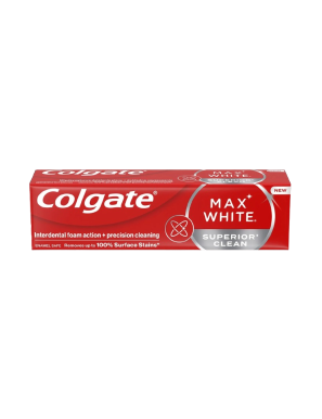 DENTIFRICO COLGATE MAX WHITE SUPERIOR CLEAN B/75ML