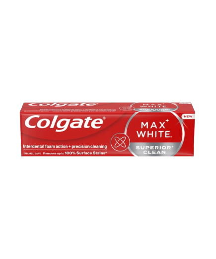 DENTIFRICO COLGATE MAX WHITE SUPERIOR CLEAN B/75ML