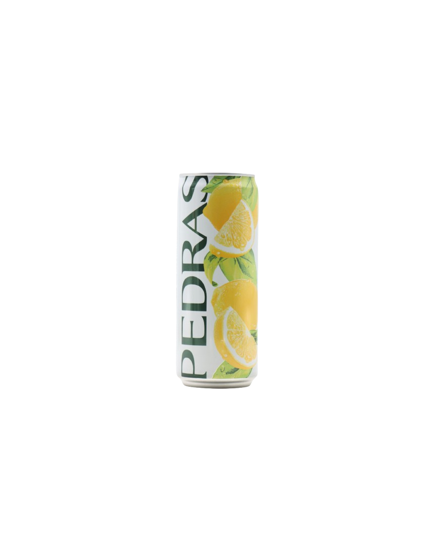 AGUA C/GAS PEDRAS LIMON LATA 330 ML