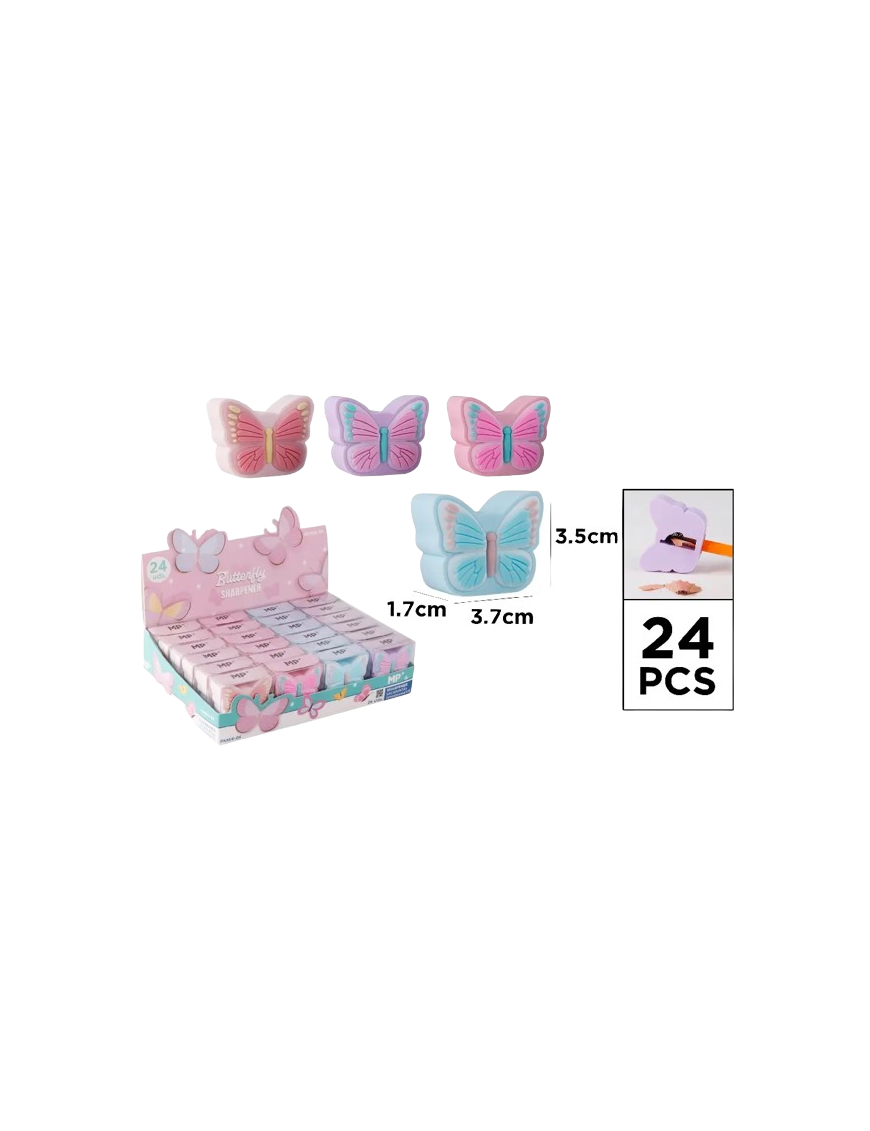 PP SACAPUNTAS MP FANTASIA MARIPOSAS UD