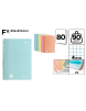 PP CUADERNO CERVANTES 80H Fº CUADRICULA 4 MM UD