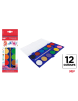PP ACUARELAS + PINCEL MP 12 COLORES UNIDAD