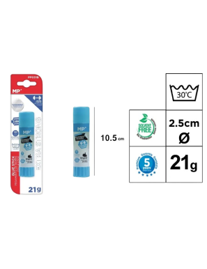 PP PEGAMENTO MP FUERTE TRANSPARENTE BARRA 21 GR